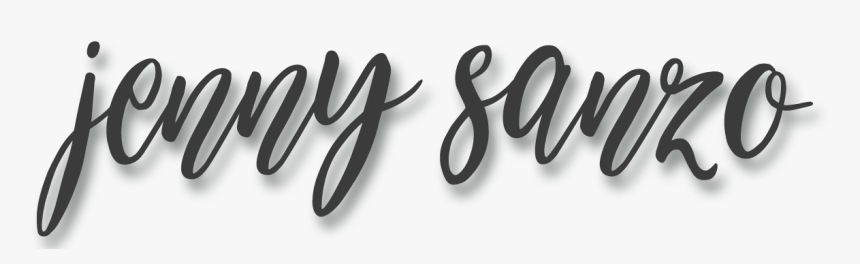 Jenny Sanzo - Calligraphy, HD Png Download