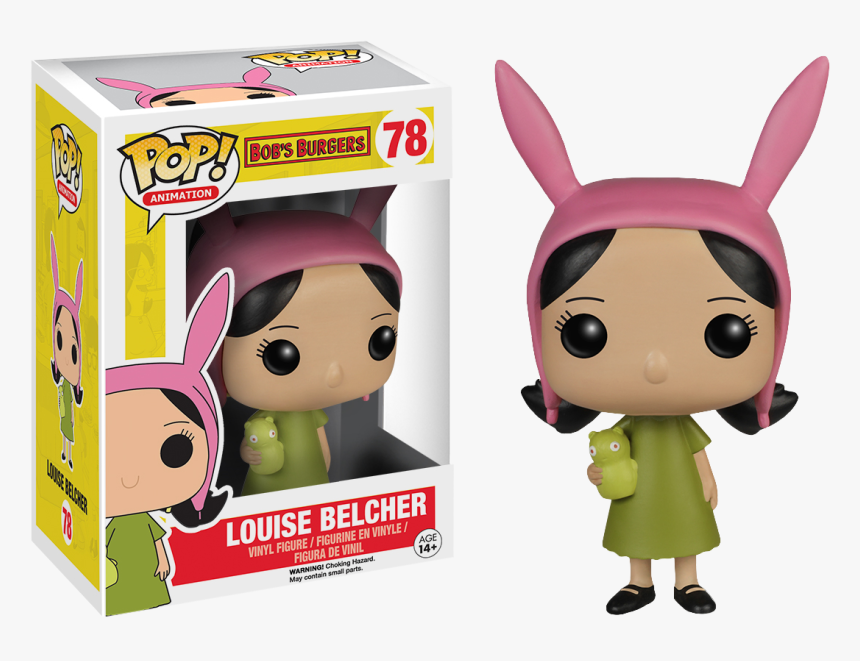 Louise Belcher Pop Vinyl Figure - Louise Bob's Burgers Pop, HD Png Download