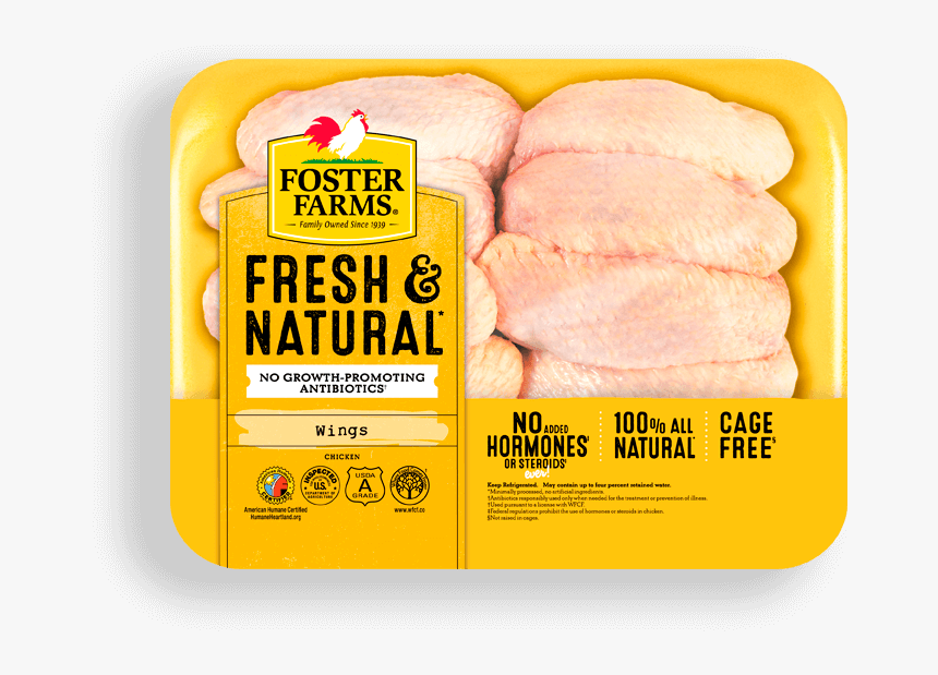 Wings - Foster Farms Chicken Thighs, HD Png Download