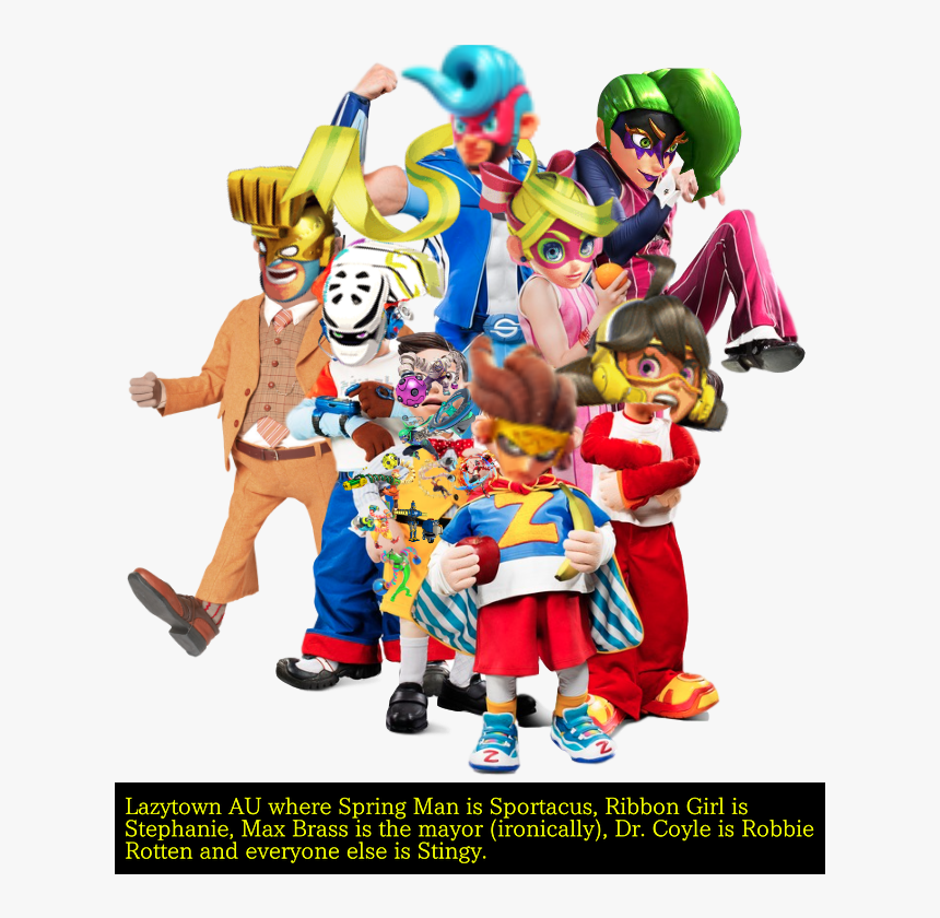 Lazy Town Sportacus Robbie, HD Png Download
