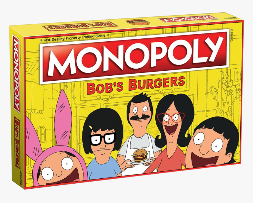 Bob’s Burgers Edition Board Game - Monopoly Bob's Burgers Edition, HD Png Download