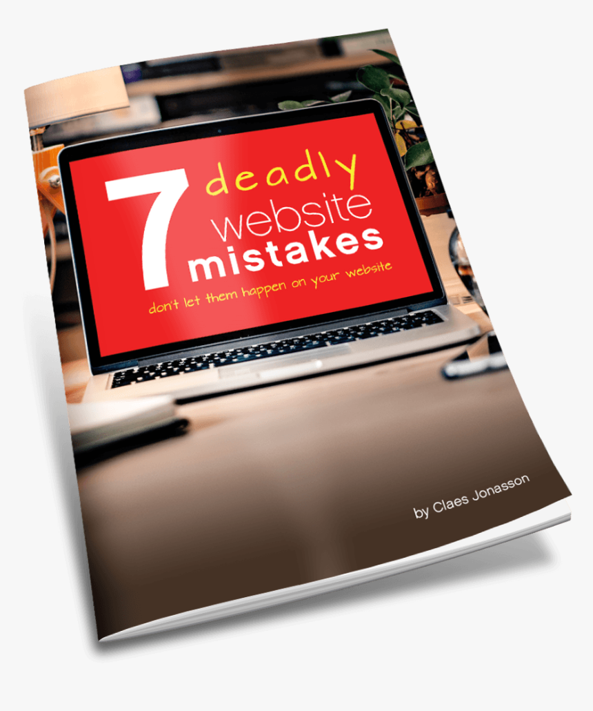 7 Deadly Website Mistakes - Flat Panel Display, HD Png Download