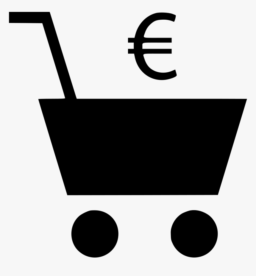 Cart Euro Sign, HD Png Download