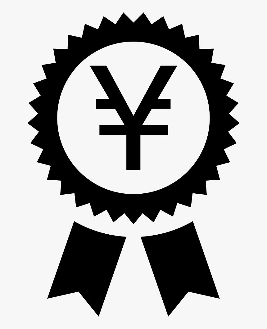 Yen Symbol In A Circular Pennant With Ribbon Comments - Teachers Day Logo Circle, HD Png Download