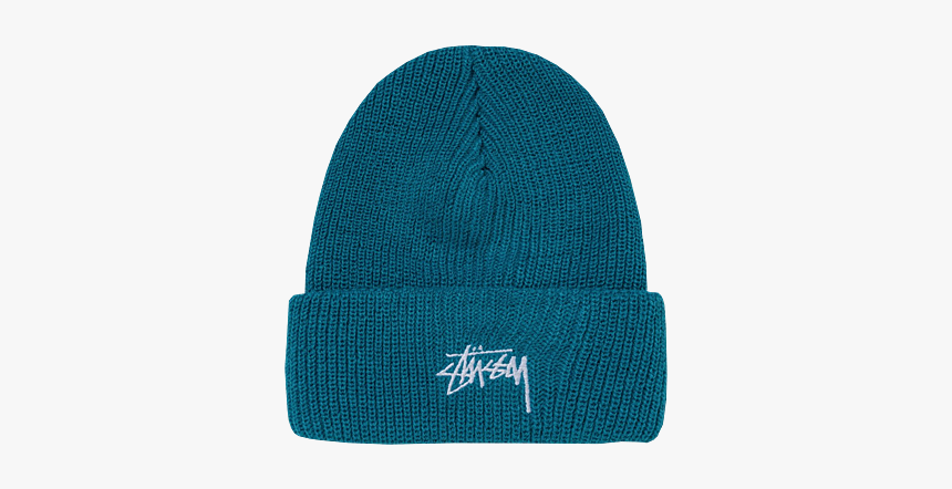 Stussy Stock Cuff Beanie Teal Preview - Stussy, HD Png Download