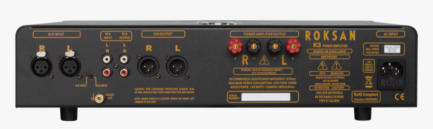 Roksan K3 Integrated Rear, HD Png Download