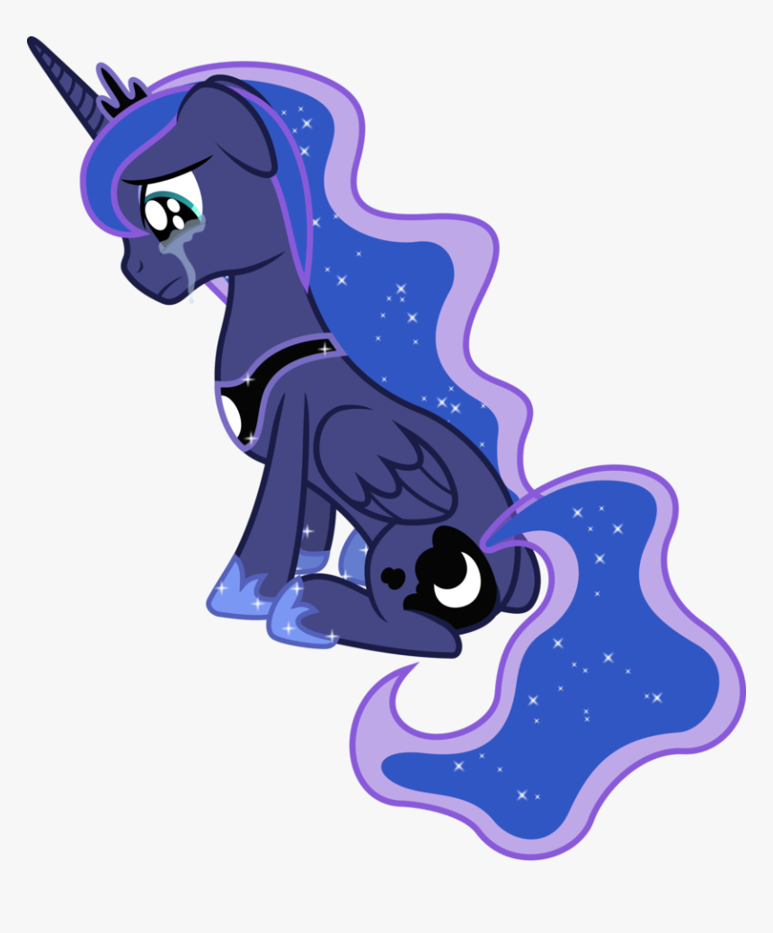 My Little Pony Princess Luna Crying, HD Png Download