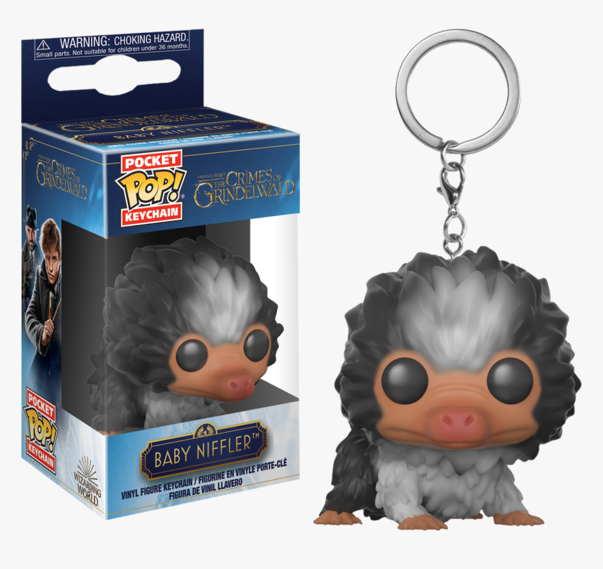 Fantastic Beasts And Where To Find Them - Pop Keychain Fantastic Beasts 2 Baby Niffler Brown, HD Png Download