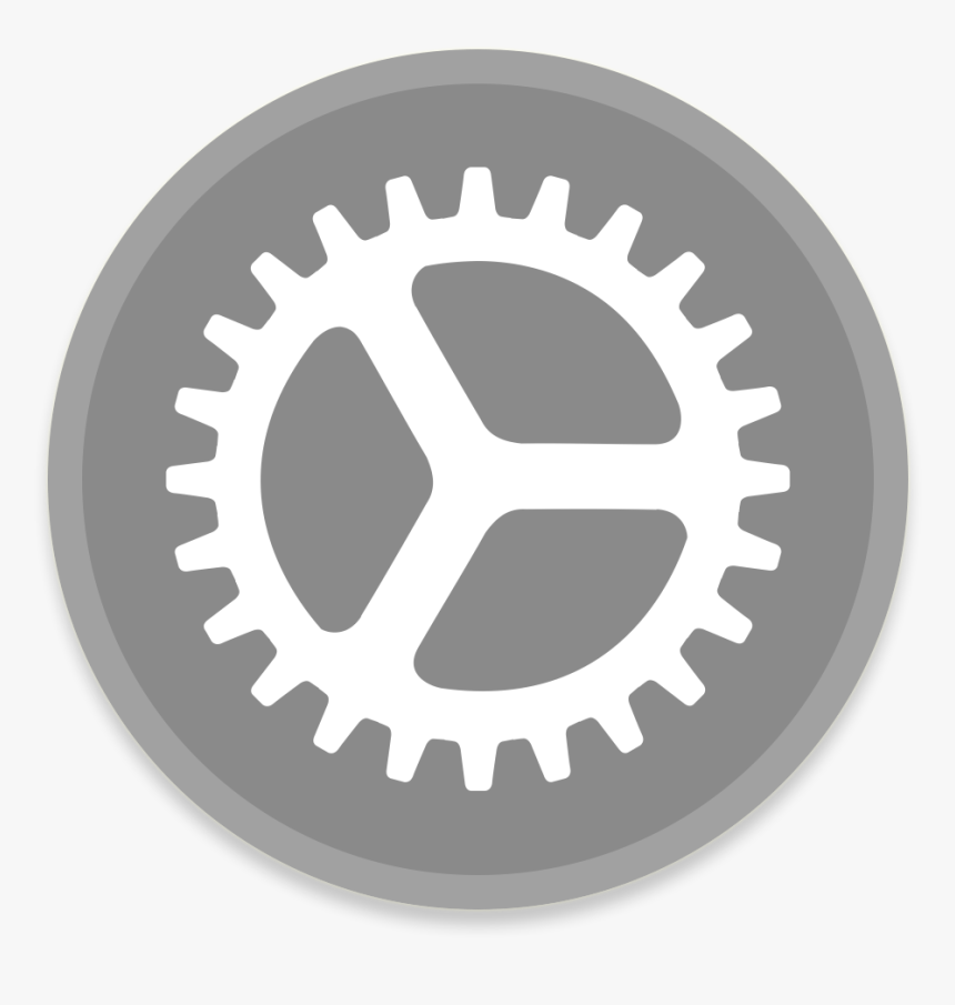 Systempreferences Icon - Zwart Front, HD Png Download