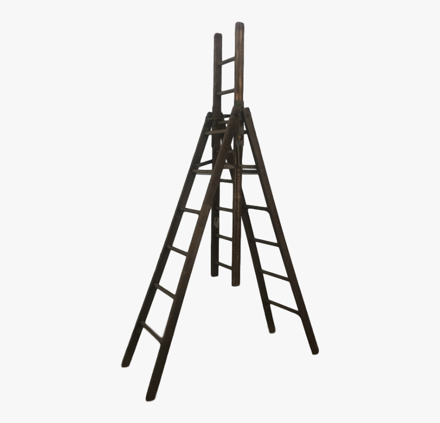 Escaleras Tijera De Madera, HD Png Download