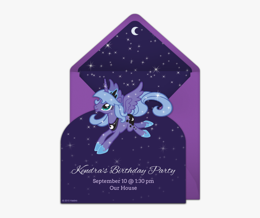 Little Pony Twilight Sparkle Princess Invitation Birthday, HD Png Download