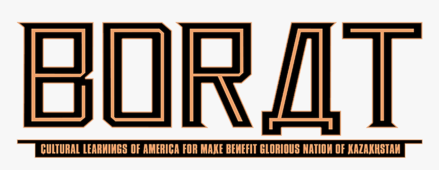 Borat Title Font, HD Png Download