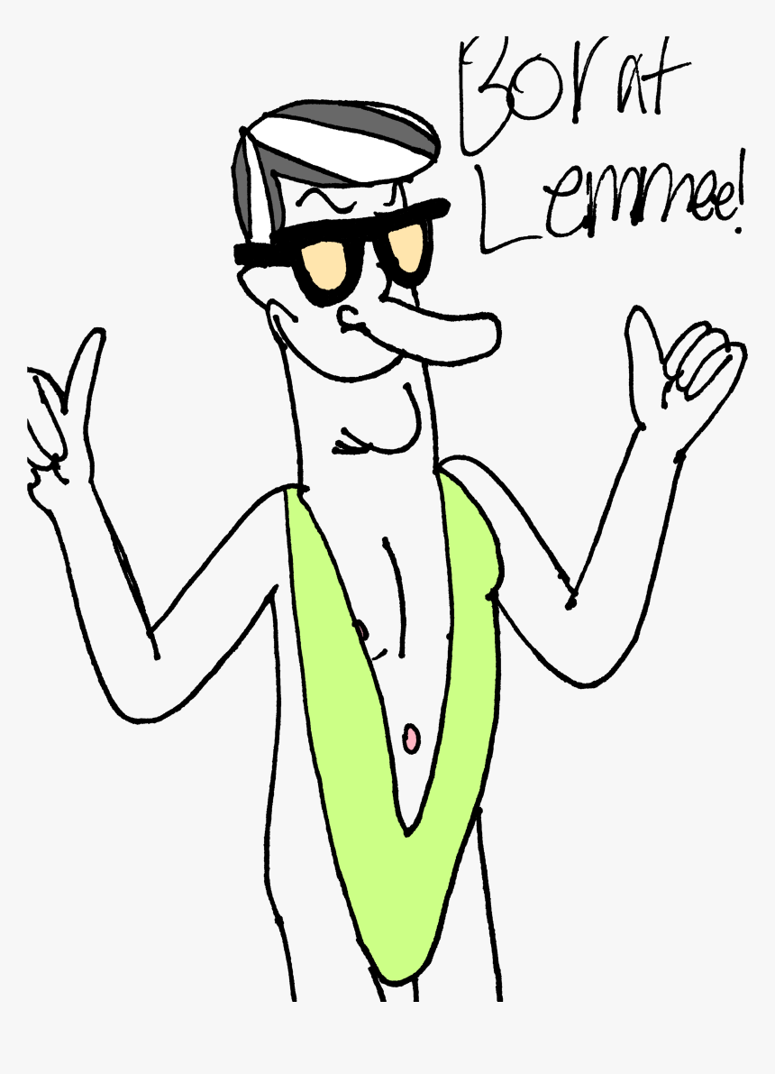 Transparent Borat Png - Cartoon, Png Download