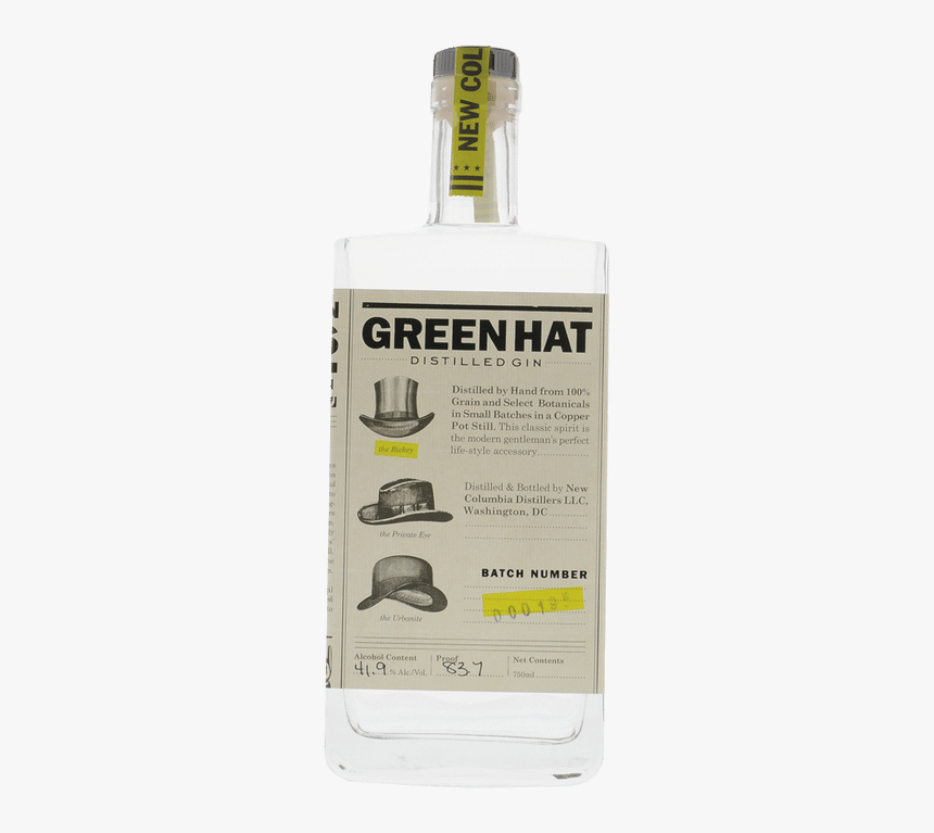 Green Hat Gin - Green Hat Gin Distillery, HD Png Download