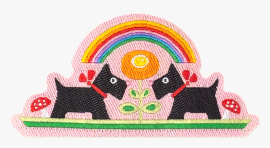 Scotties Rainbow Patch Set - Embroidered Patch, HD Png Download