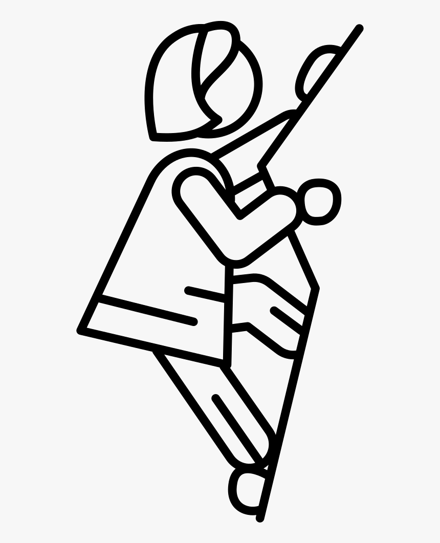 Woman Climbing - Climbing, HD Png Download