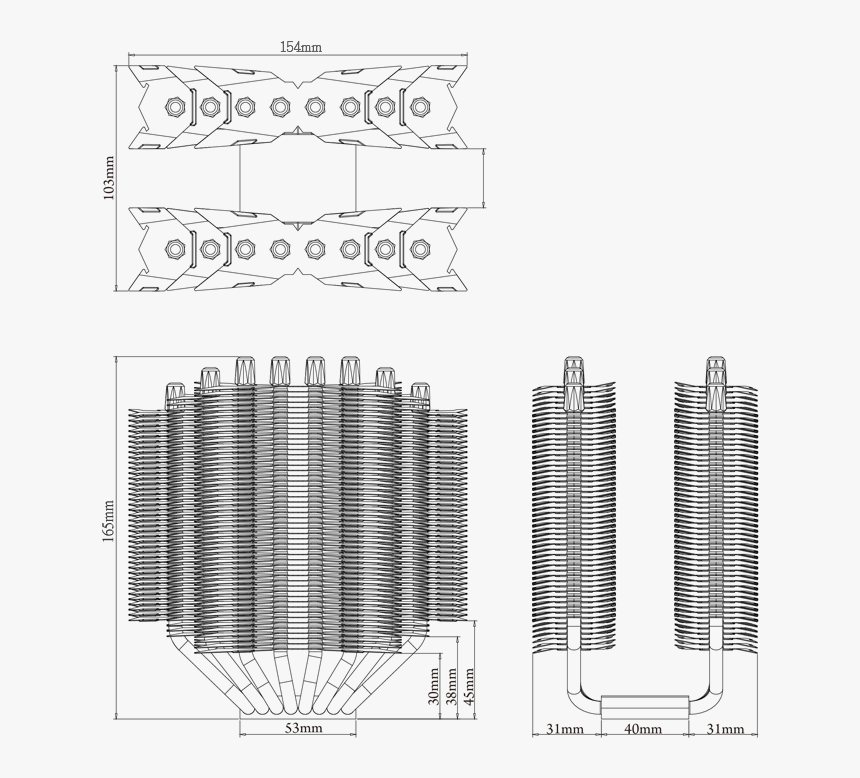 Thermalright Silver Arrow Sb E Extreme Size, HD Png Download