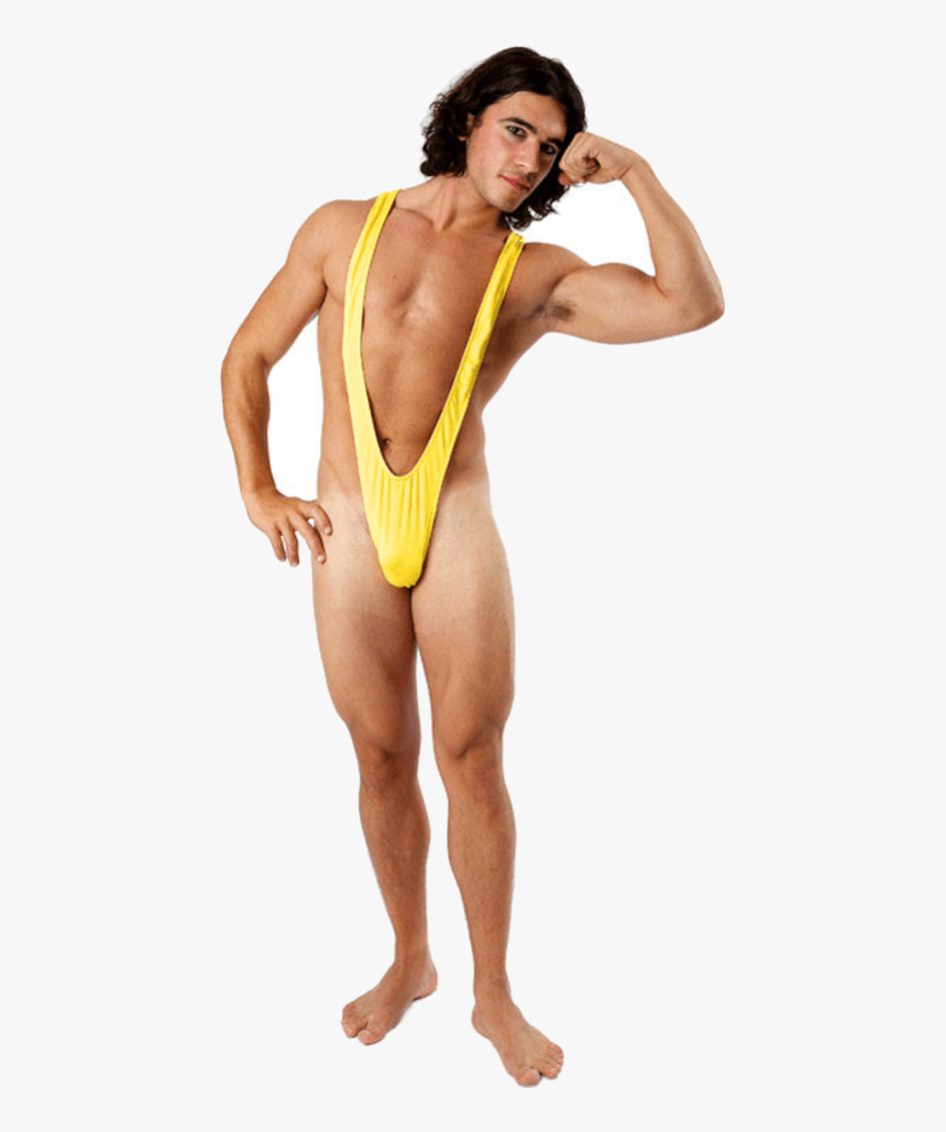 Yellow Bathing Suit Mens, HD Png Download