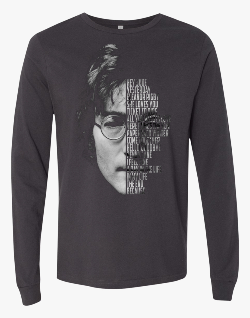 John Lennon 3501 Men S Jersey Ls T-shirt - T-shirt, HD Png Download