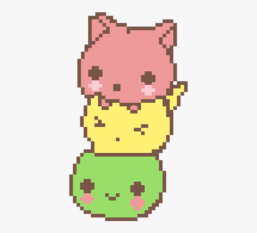 Cats Pixel Art, HD Png Download