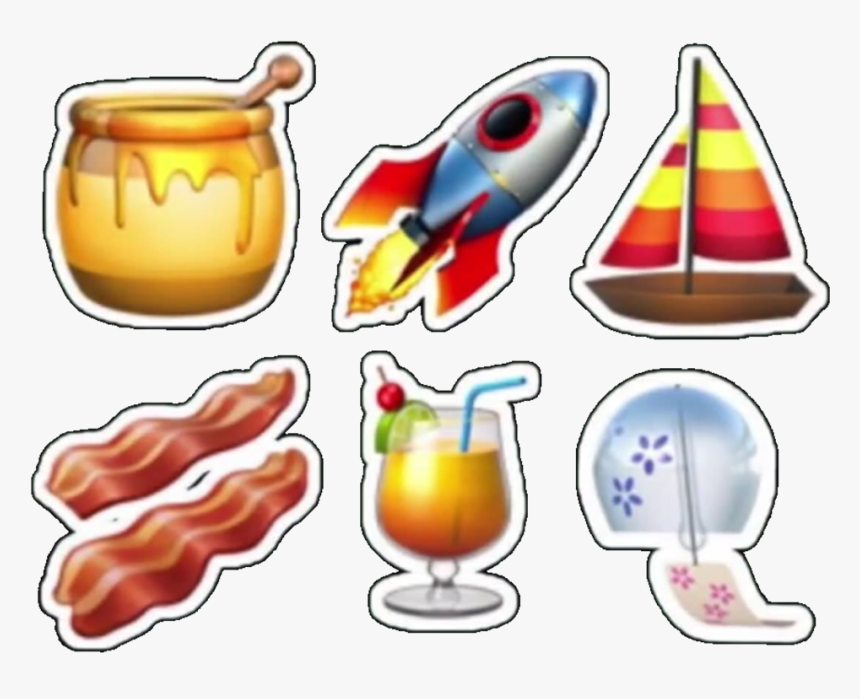 #emoji #iphone #emojis #cuteemojis #background #template, HD Png Download