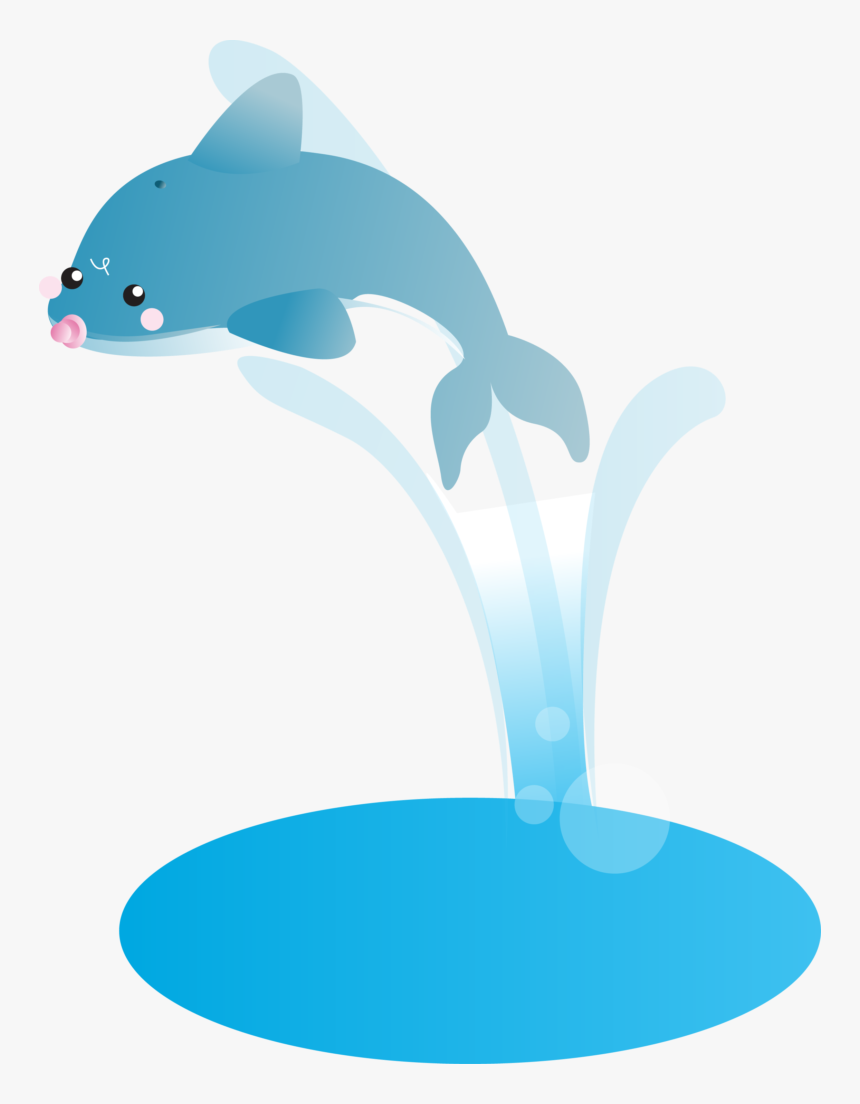 Kisspng Dolphin Clip Art Vector Dolphins 5a916d6b535d45 - Kawaii Dolphin Png, Transparent Png