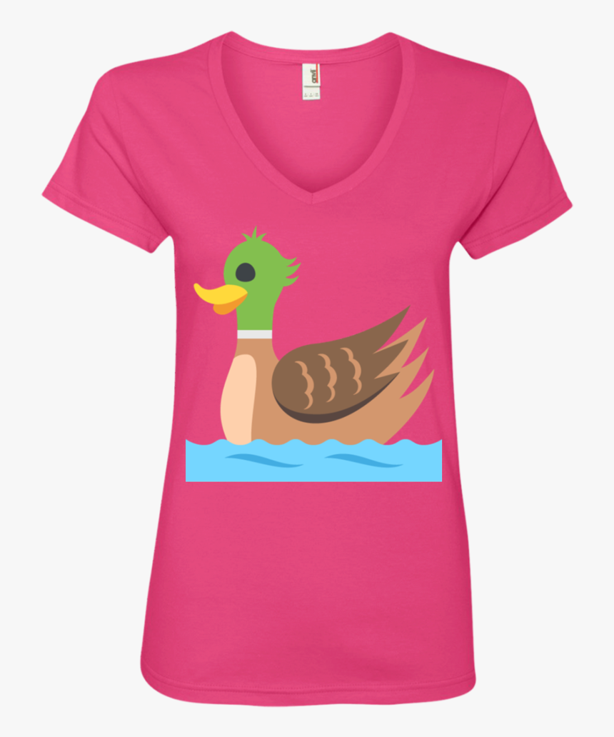 Duck Emoji Ladies - T-shirt, HD Png Download