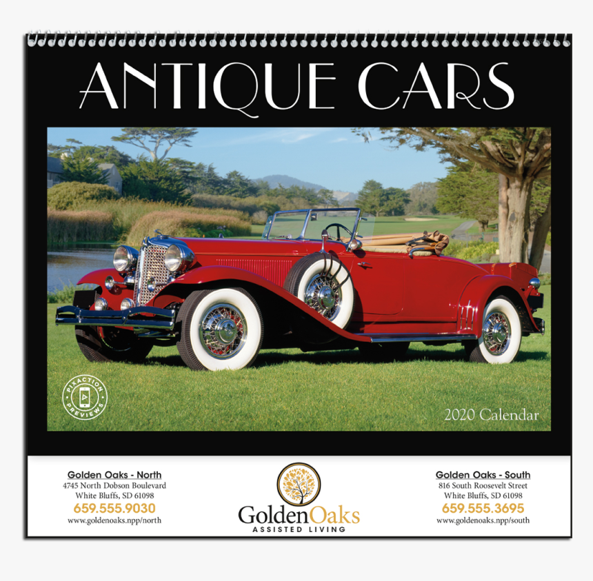 Picture Of Antique Cars Wall Calendar - 1931 Chrysler Imperial, HD Png Download