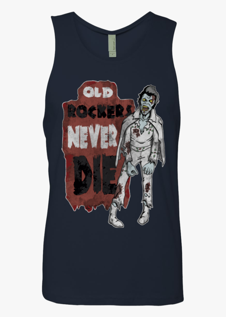Old Rockers Never Die Men S Premium Tank Top - T-shirt, HD Png Download