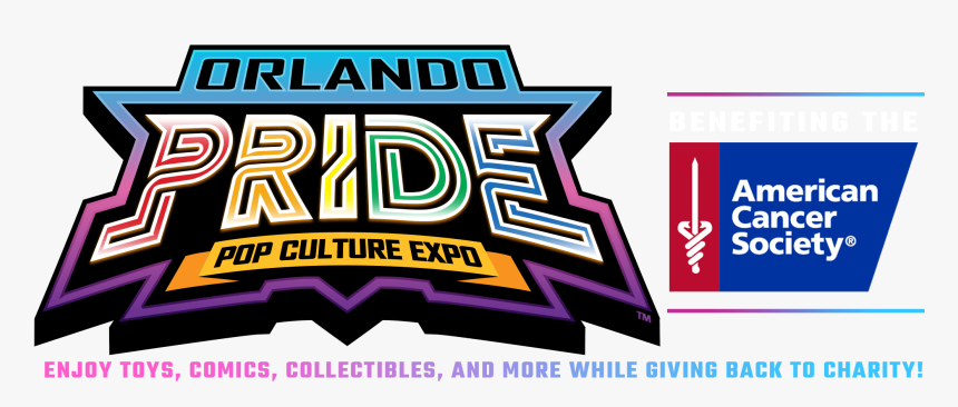 Orlando Pride Pop Culture Expo - American Cancer Society, HD Png Download