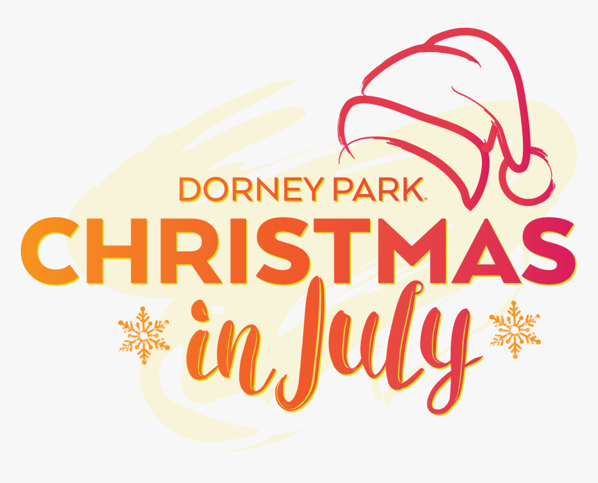 Dorney Park Christmas In July - Christmas In July Logo, HD Png Download