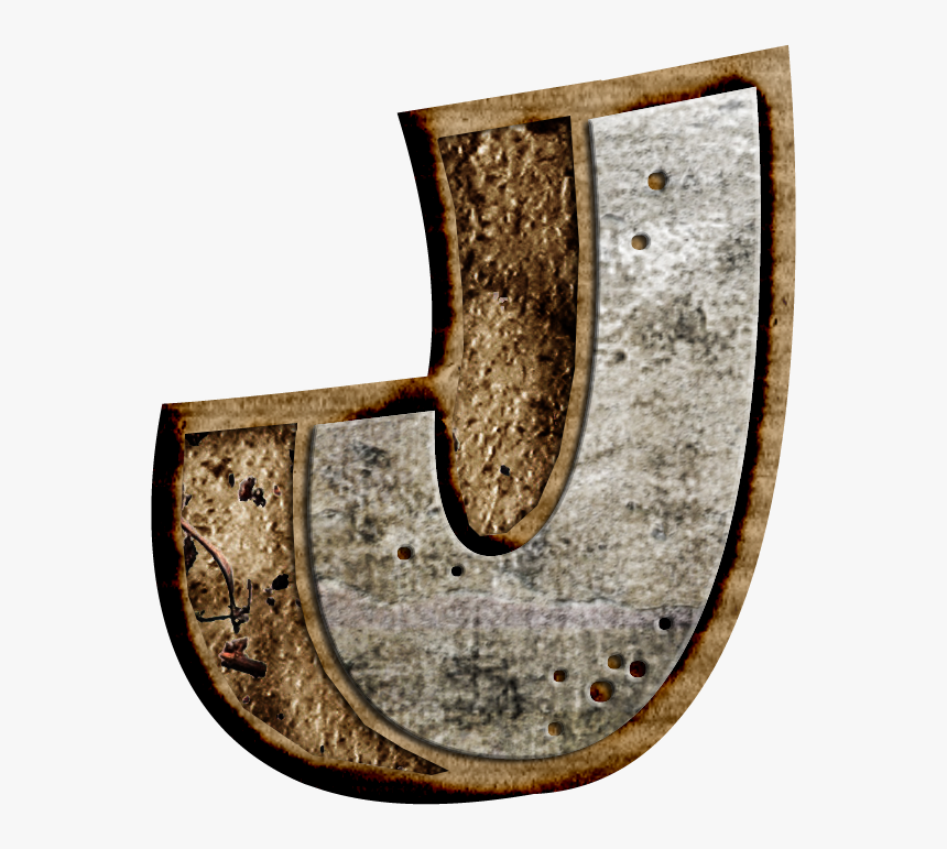 B *✿* Letter J, Rocky Horror, Burlap, Cave, - Shield, HD Png Download