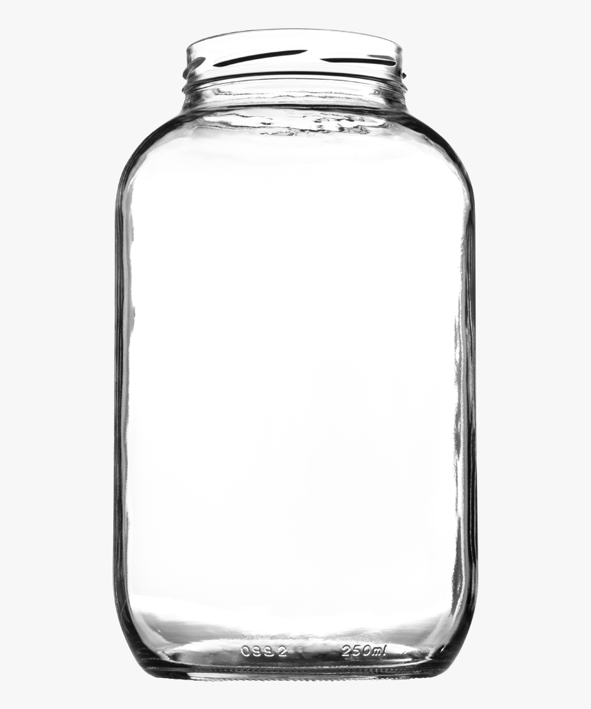 425cl Large Pickle Jar Photo - Glass Bottle, HD Png Download
