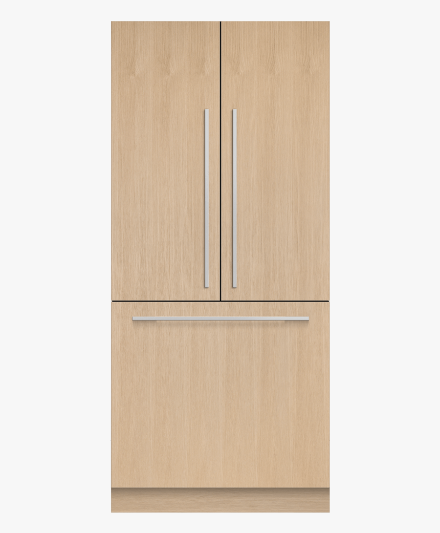 Integrated French Door Refrigerator Freezer, 36 , Ice, - Wardrobe, HD Png Download