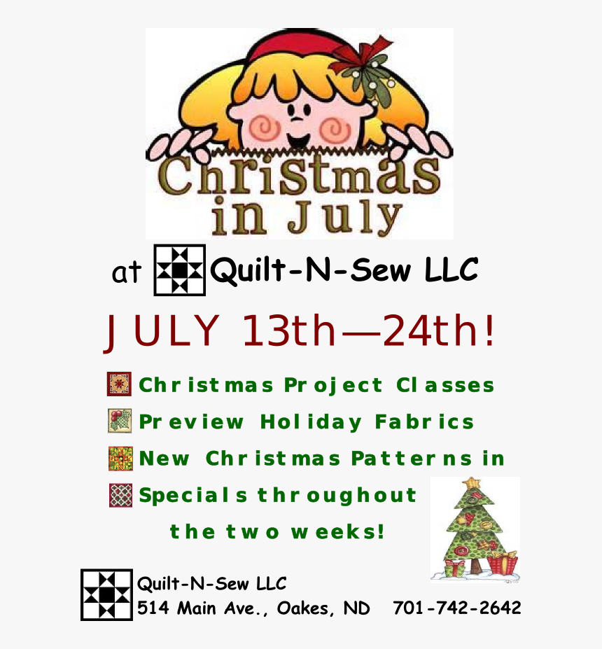 Christmas In July, HD Png Download