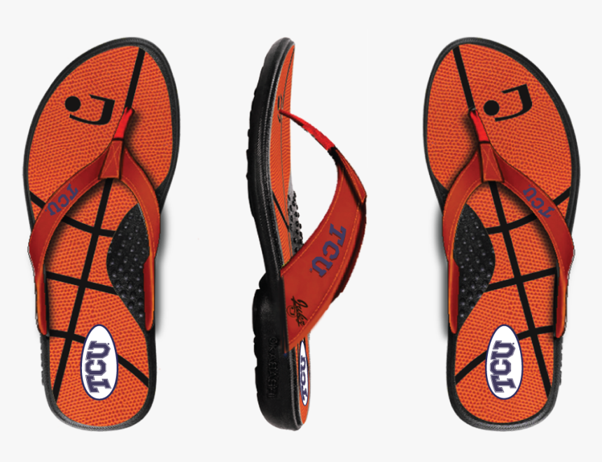 Tcu Horned Frogs Basketball Flip Flops - Baylor University, HD Png Download