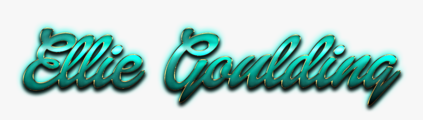 Ellie Goulding Name Logo Png - Ellie Goulding Font Name, Transparent Png