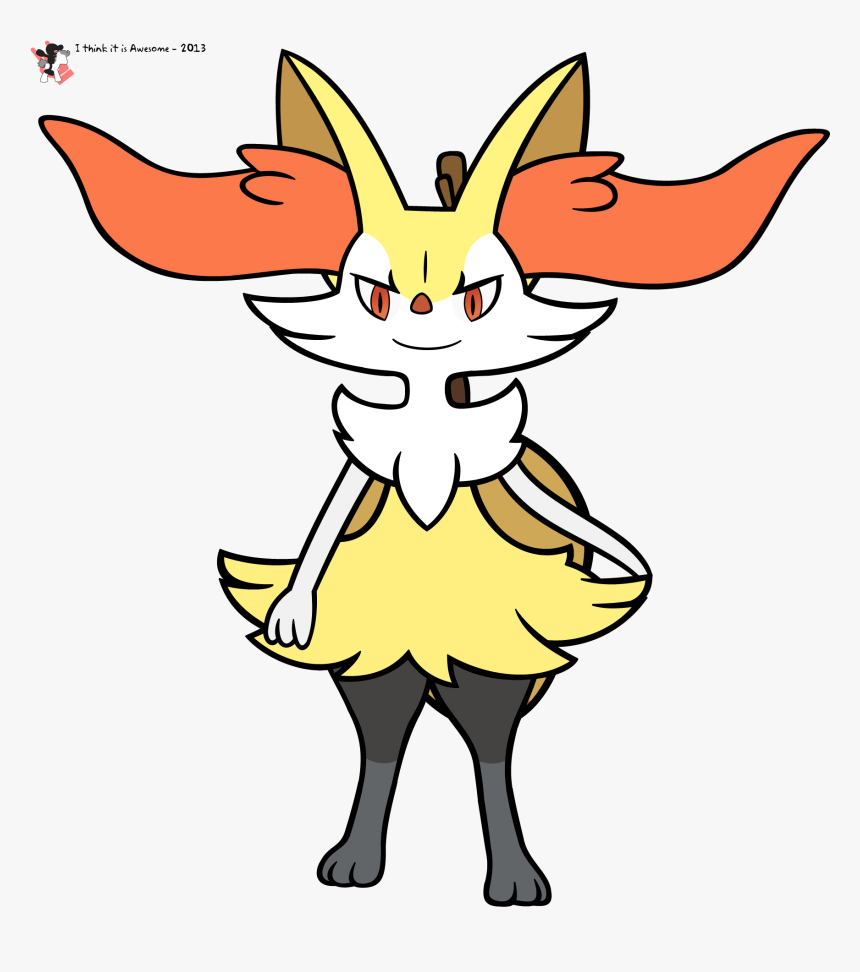 Braixen Drawing, HD Png Download