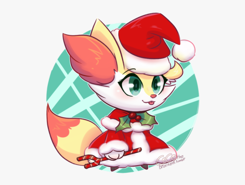 Christmas Braixen Clipart , Png Download - Christmas Braixen, Transparent Png