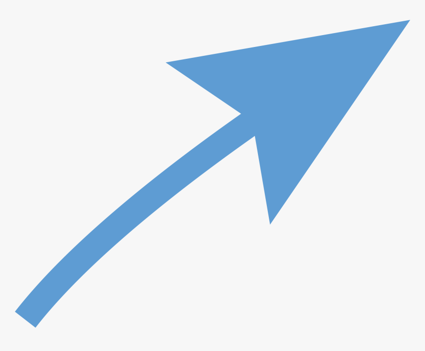 Curved Arrow - Triangle, HD Png Download