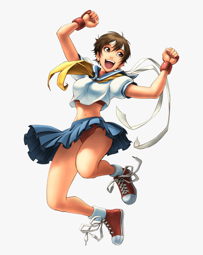 Street Fighter Sakura Png - Street Fighter Sakura Kasugano, Transparent Png