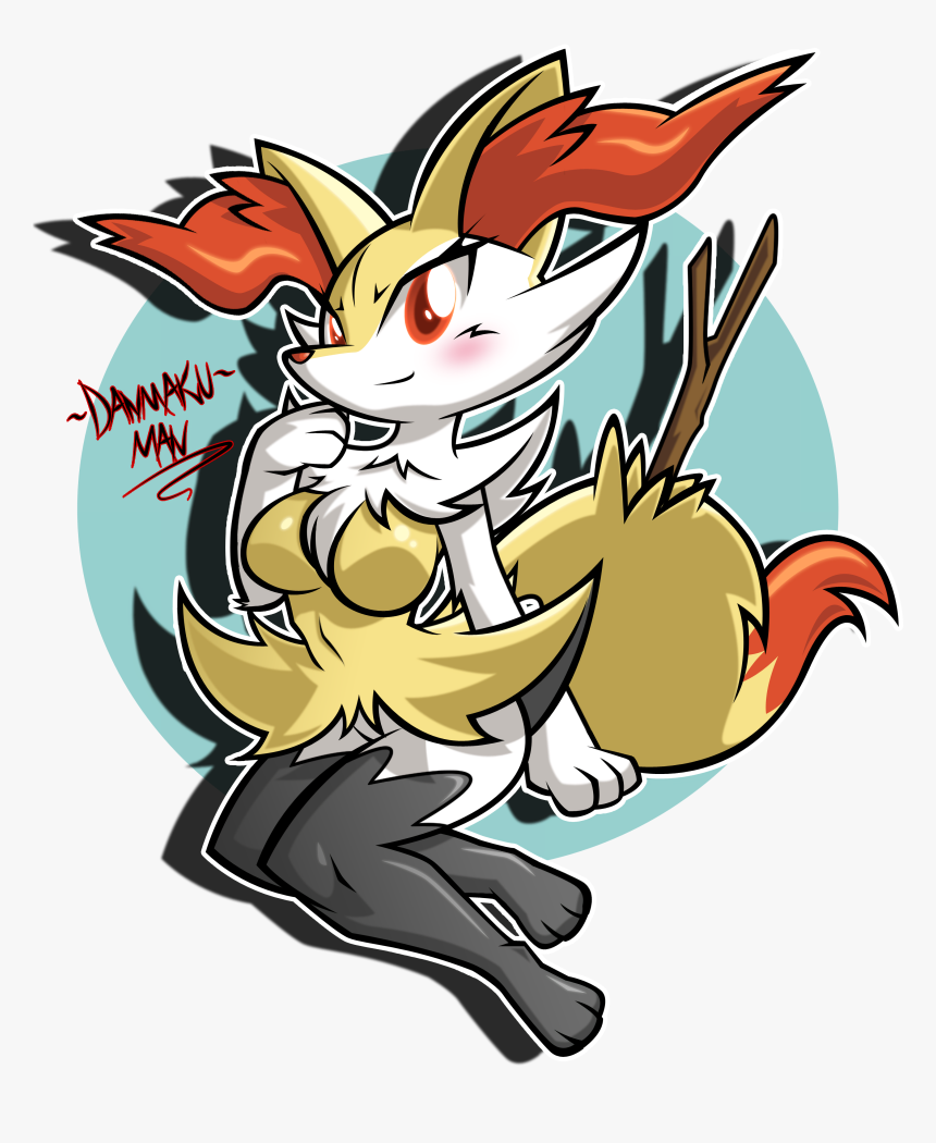 Pokemon Braixen Fan Art, HD Png Download