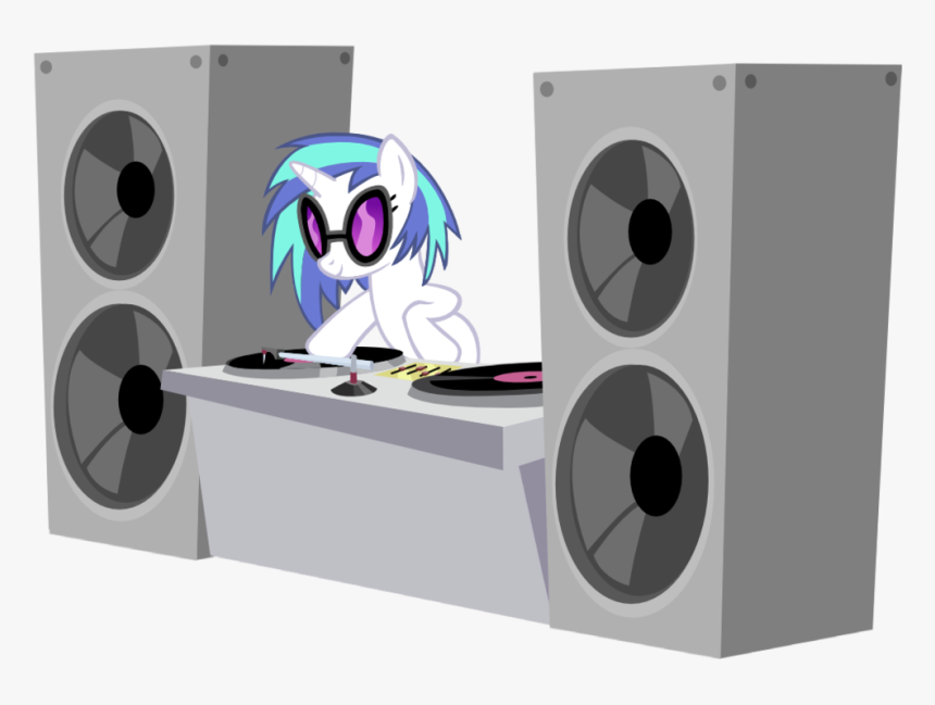 Vinyl In Her Booth By Ranger - Party Hard Dj Pon 3 Gif, HD Png Download