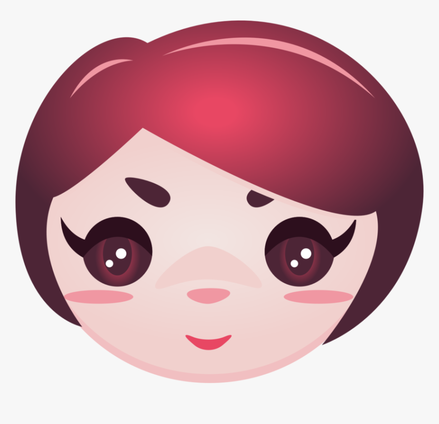 Pink,plate,head - Cartoon, HD Png Download