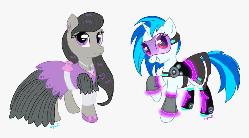Derpy Hooves Pony Mammal Purple Horse Pink Vertebrate - My Little Pony Octavia Dress, HD Png Download