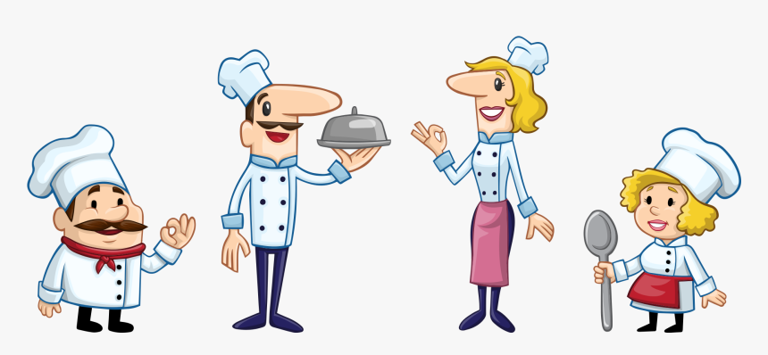 Keeping The Food On Our Plate Separate - Restaurant Employees Cartoon Png, Transparent Png