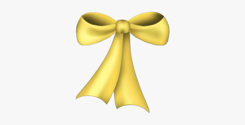 #yellow #ribbon #bow #mydrawing #spring - Illustration, HD Png Download