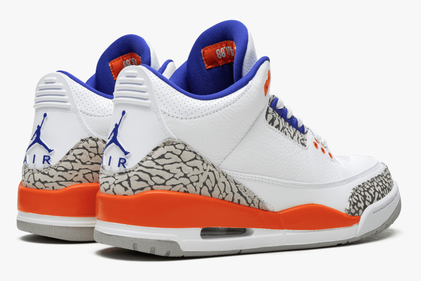 Air Jordan 3 Knicks - Sneakers, HD Png Download
