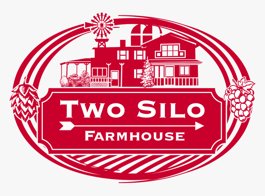 Two Silo Farmhouse - Circle, HD Png Download