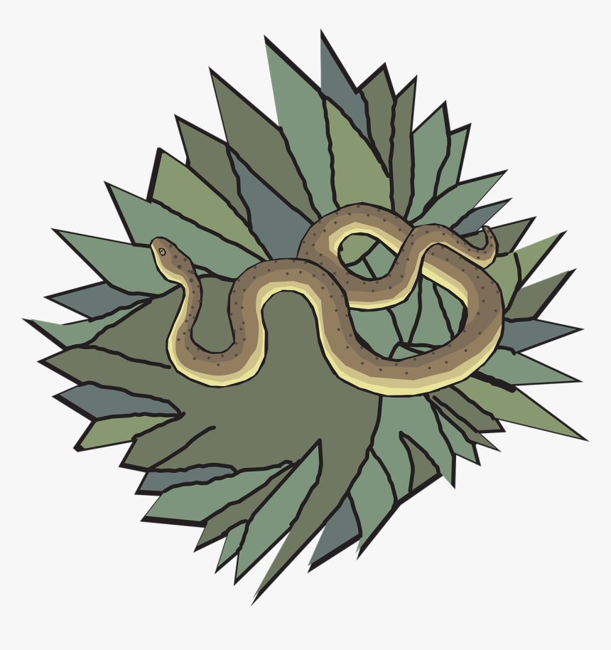 Snake Leaves Reptile Free Photo - Purple Snake, HD Png Download